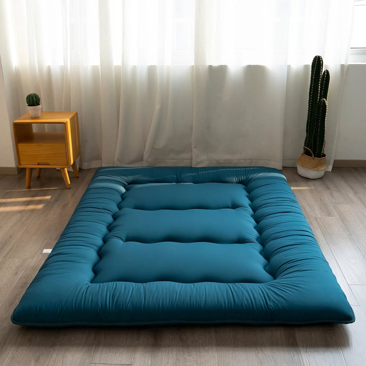 Black Twin Size Japanese Floor Futon Mattress Q7765