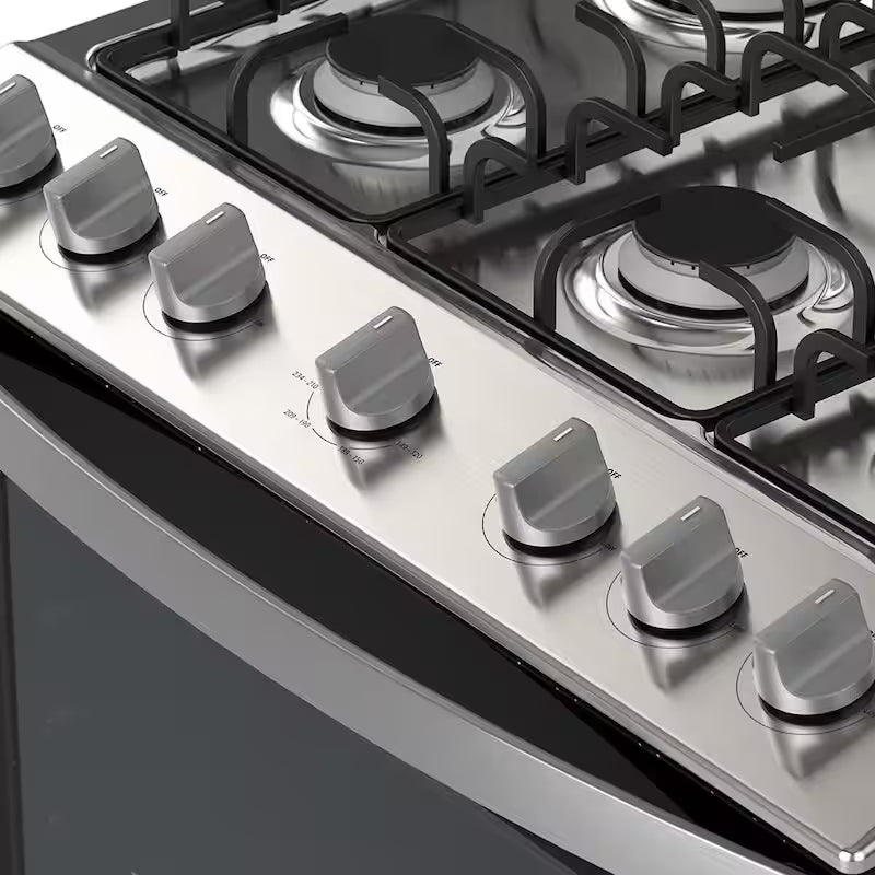 6-Burners Freestanding Gas Range in Silver C13864