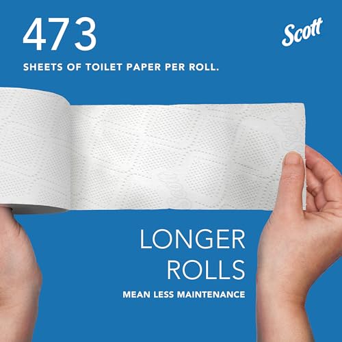 100% Recycled Fiber 2-Ply White Toilet Paper Z7563