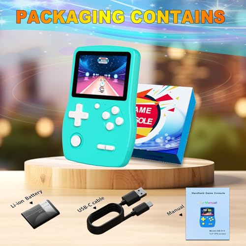 Blue Handheld Electronic Gaming System J176