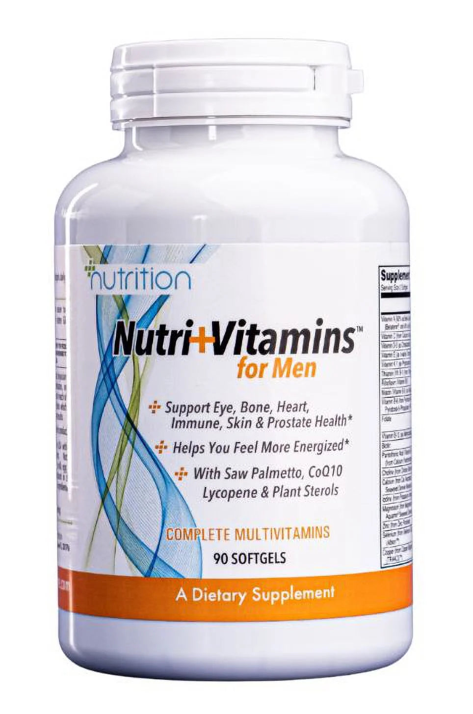 Men's Multivitamin with Saw Palmetto, Plant Sterols, Lycopene & CoQ10, 90 Softgels G373