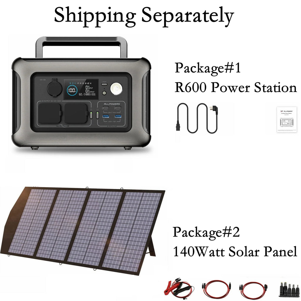 Portable Power Station 600W 299Wh LiFePO4 Battery I372805