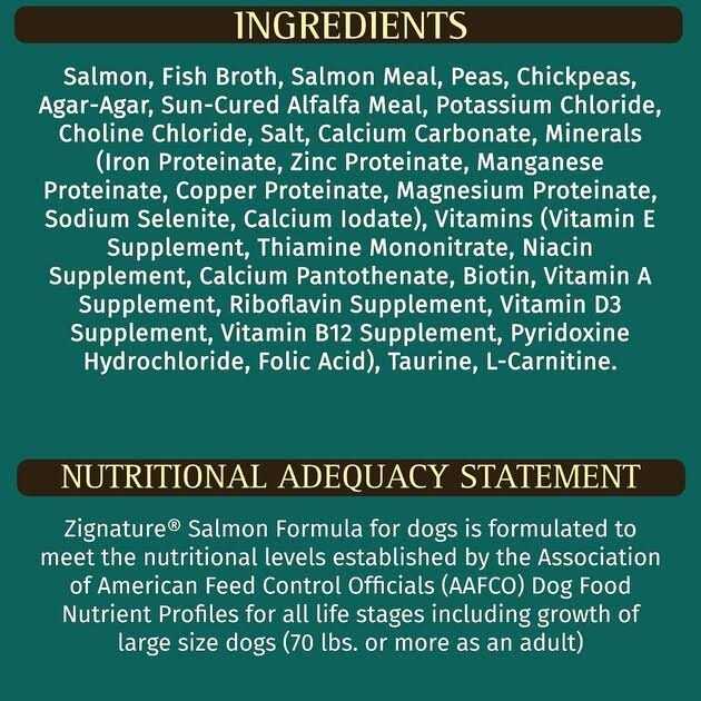 Salmon Formula Dog Food H769