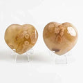 Natural Crystal Sakura Agate Heart 50mm-55mm L263079