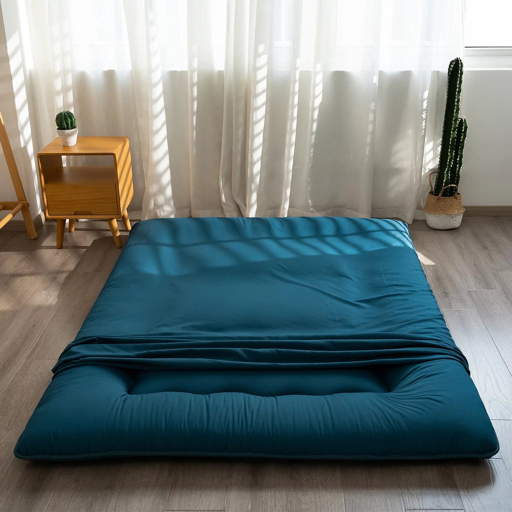 Black Twin Size Japanese Floor Futon Mattress Q7765