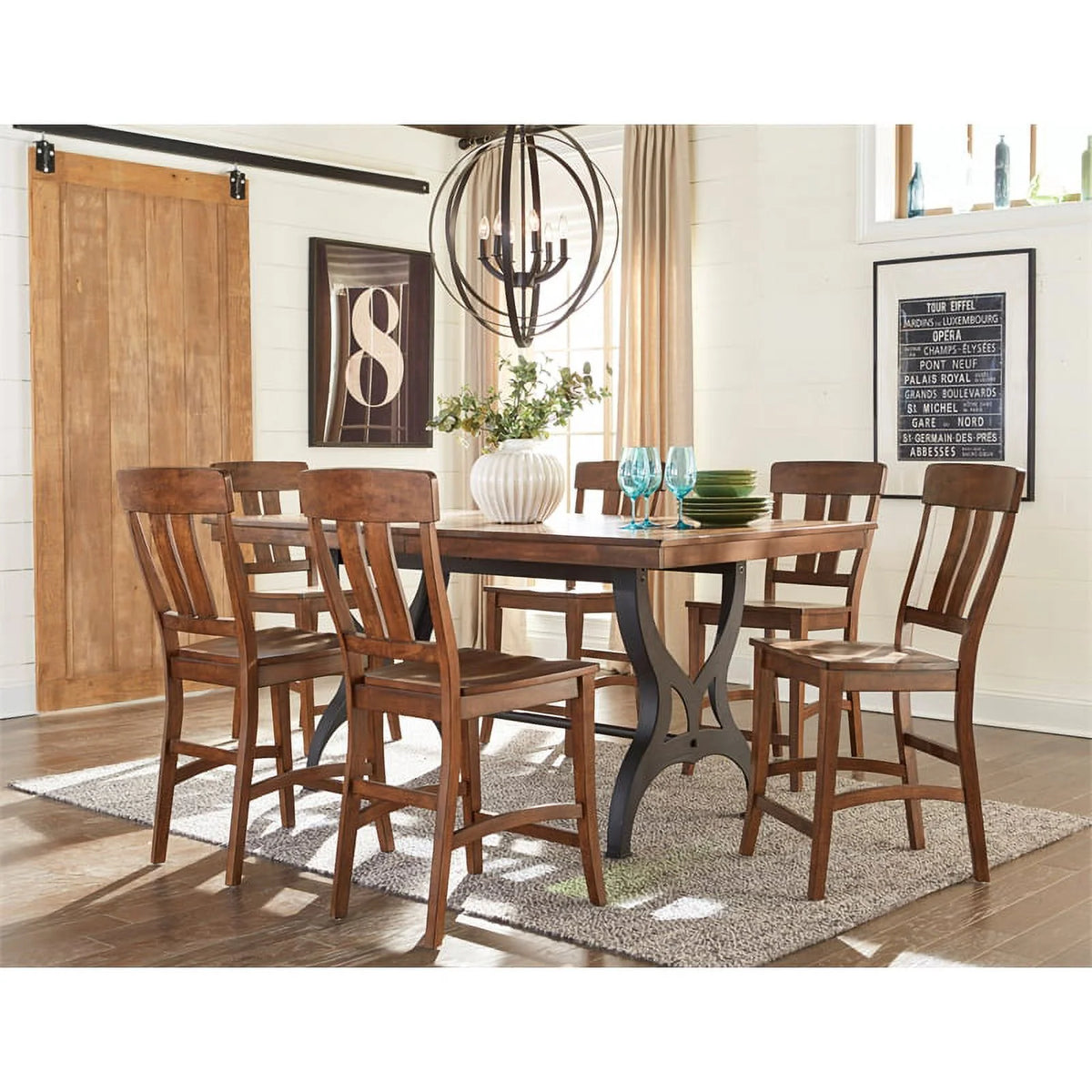 Traditional Wood Gathering Table J560093