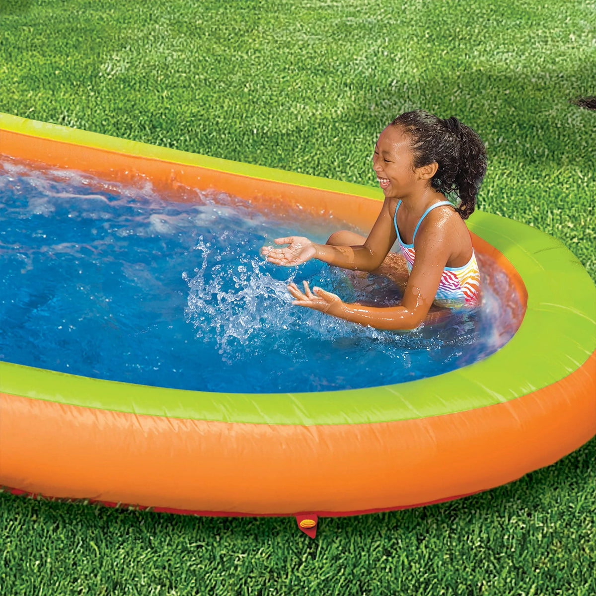 Inflatable Water Park Slide and Splash Pool D634
