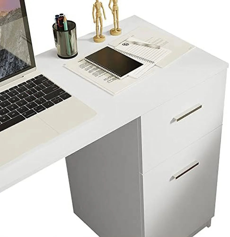 Black Computer Desk with 3 Drawers T97216