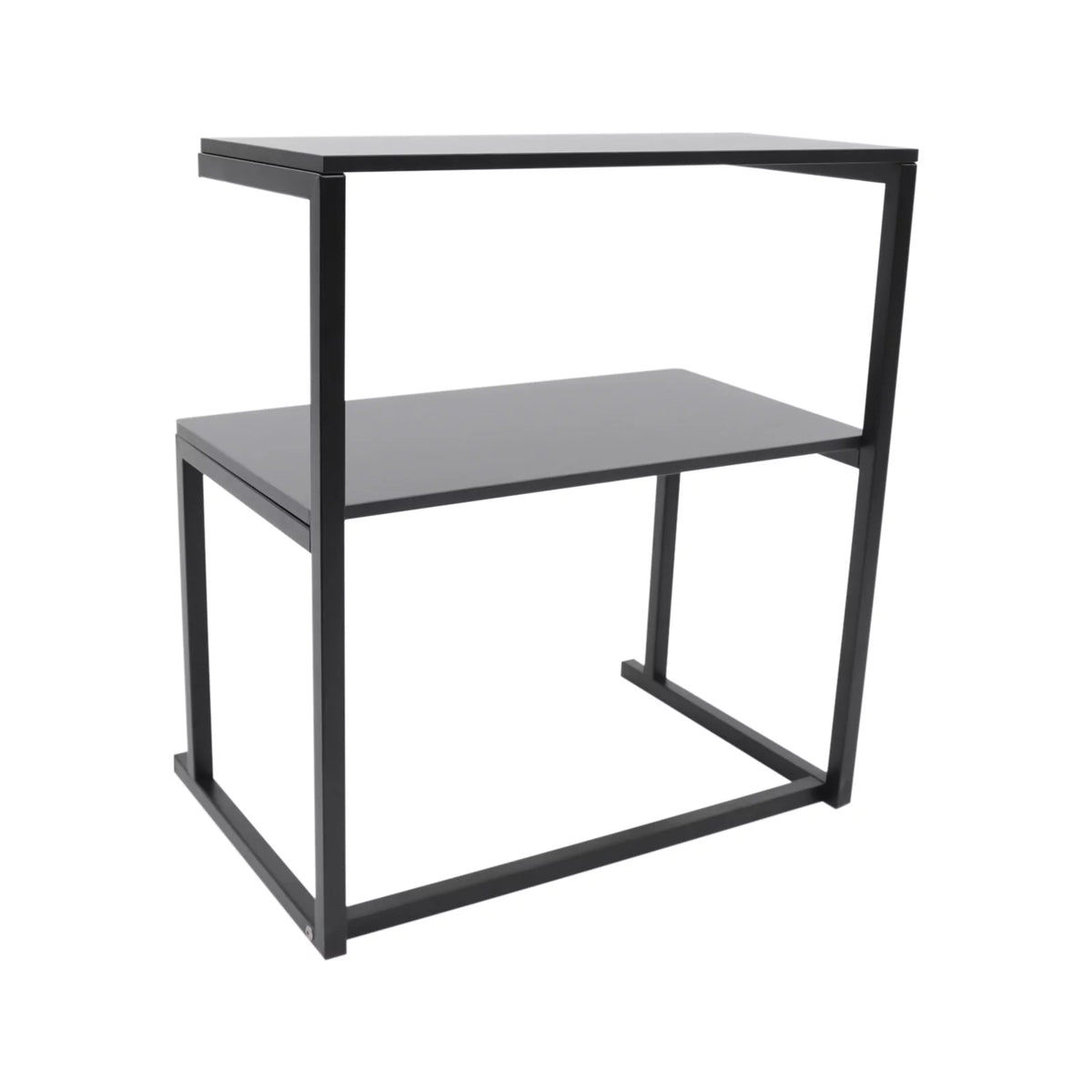 3-Tier Printer Stand Black Desk Shelves Q833336