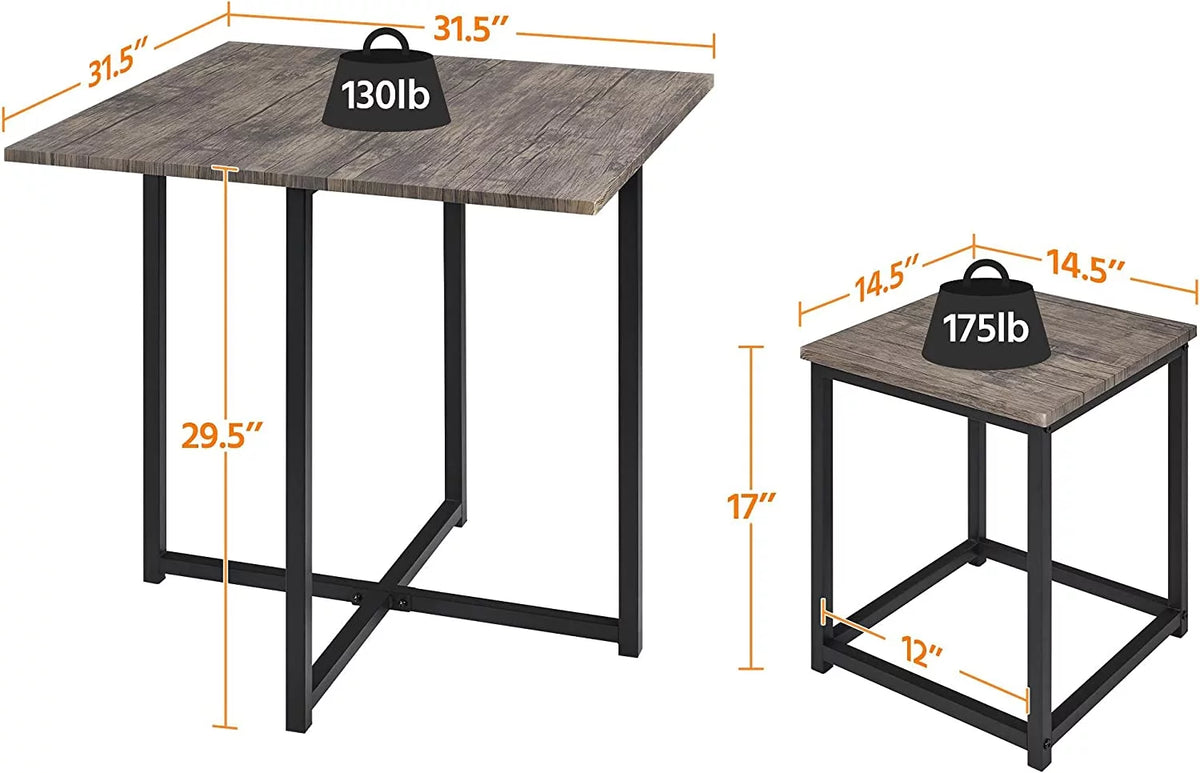 5-Piece Dining Table Set with 4 Stools G483410