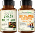 Vegan Multivitamins & Glucosamine Chondroitin MSM Supplement L58945